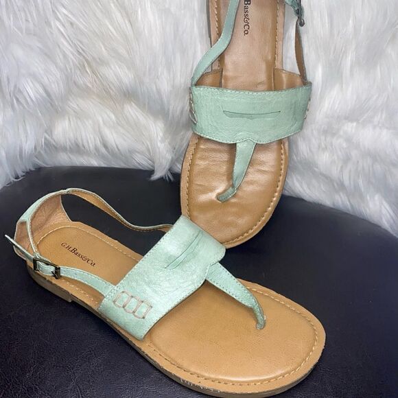 GH Bass Saco Thong Sandals Womens Size 9M - Picture 3 of 9